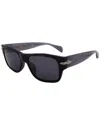 Rag & Bone Unisex Rnb5057/s 55mm Sunglasses In Black
