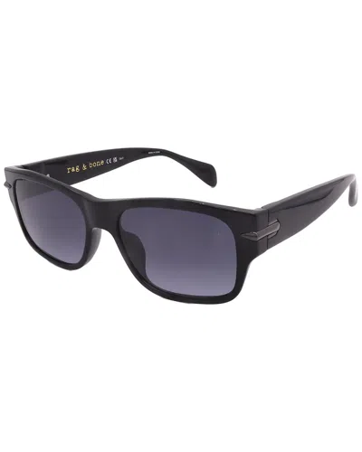 Rag & Bone Unisex Rnb5057/s 55mm Sunglasses In Black