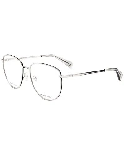 Rag & Bone Unisex Rnb7017 56mm Optical Frames In Gray