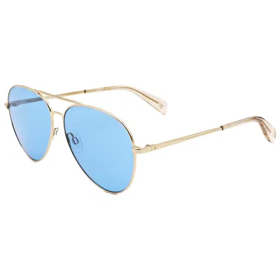 Rag & Bone Unisex Rnb5052 59mm Sunglasses In Transparent