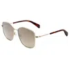 Rag & Bone Unisex Sunglasses In Gold