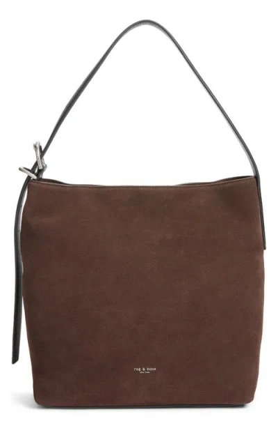 Rag & Bone Uptown Carryall Shoulder Bag In Chocolate