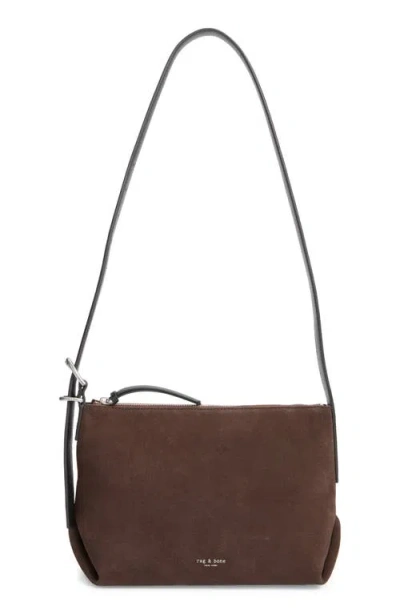 Rag & Bone Uptown Convertible Shoulder Bag In Chocolate