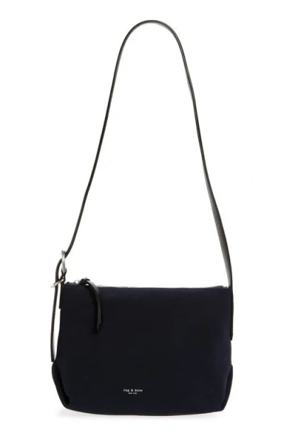 Rag & Bone Uptown Convertible Shoulder Bag In Navy