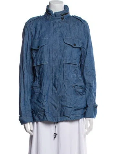 Pre-owned Rag & Bone Utility Jacket In Blue