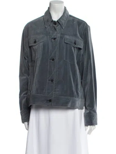 Pre-owned Rag & Bone Utility Jacket In Blue