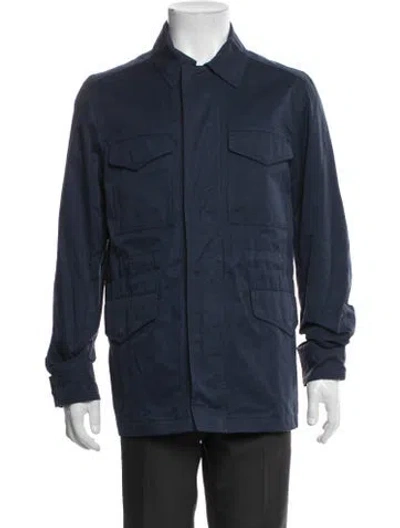 Pre-owned Rag & Bone Utility Jacket In Blue