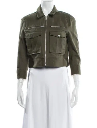 Pre-owned Rag & Bone Utility Jacket In Green