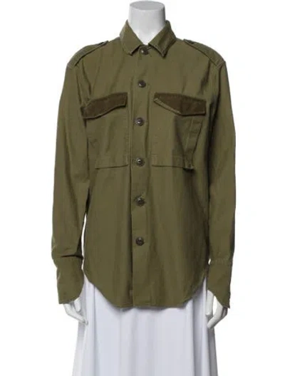 Pre-owned Rag & Bone Utility Jacket In Green