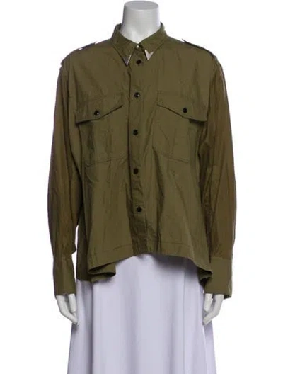 Pre-owned Rag & Bone Utility Jacket In Green