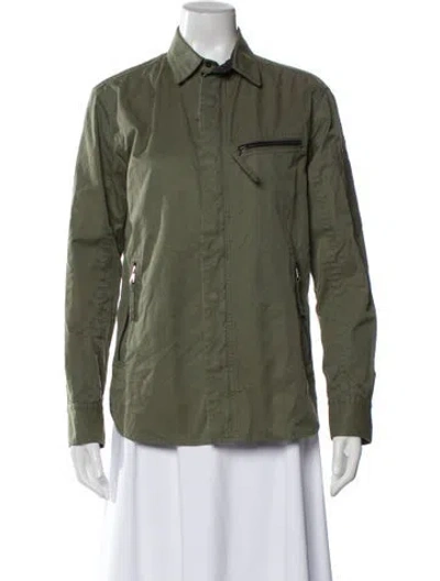 Pre-owned Rag & Bone Utility Jacket In Green