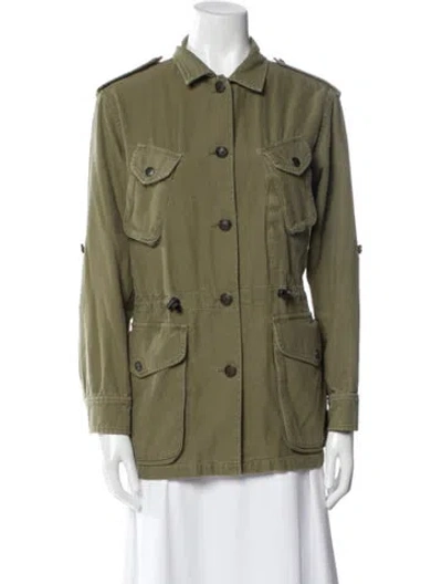 Pre-owned Rag & Bone Utility Jacket In Green