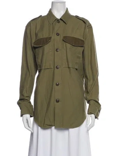 Pre-owned Rag & Bone Utility Jacket In Green