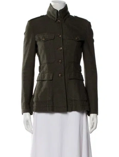 Pre-owned Rag & Bone Utility Jacket In Green