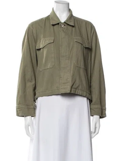 Pre-owned Rag & Bone Utility Jacket In Green