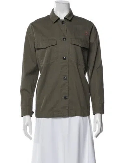 Pre-owned Rag & Bone Utility Jacket In Green