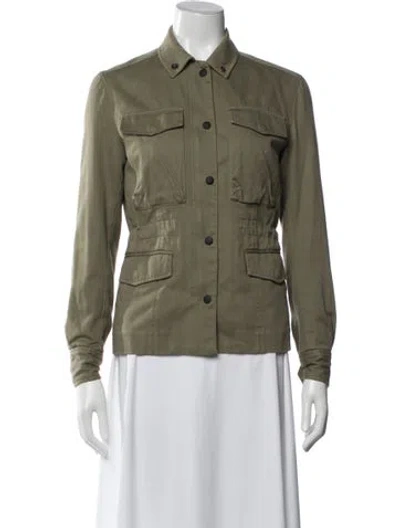 Pre-owned Rag & Bone Utility Jacket In Green