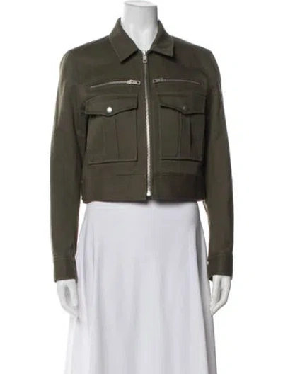Pre-owned Rag & Bone Utility Jacket In Green