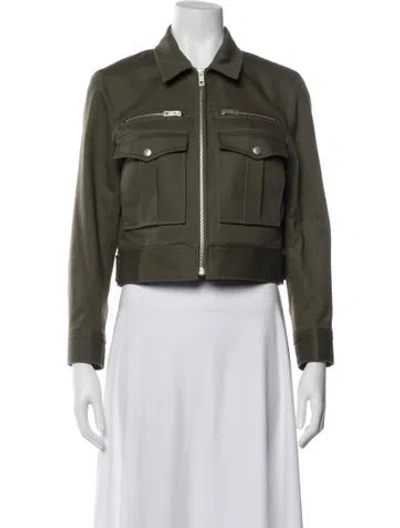 Pre-owned Rag & Bone Utility Jacket In Green