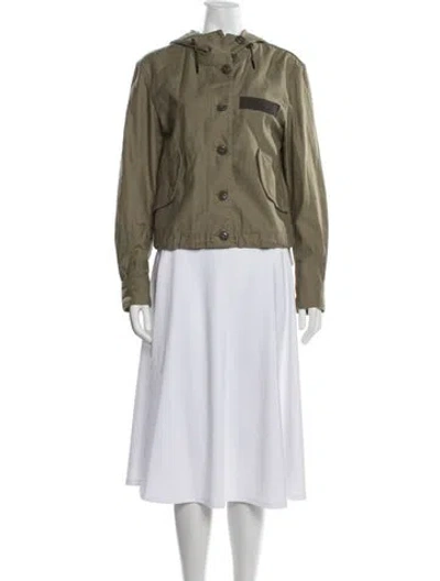 Pre-owned Rag & Bone Utility Jacket In Green