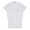 Rag & Bone Minimalist Solid Short-sleeve Top In White