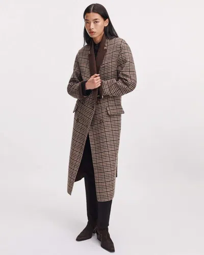 RAG & BONE VASSO DOUBLE-FACE PLAID COAT