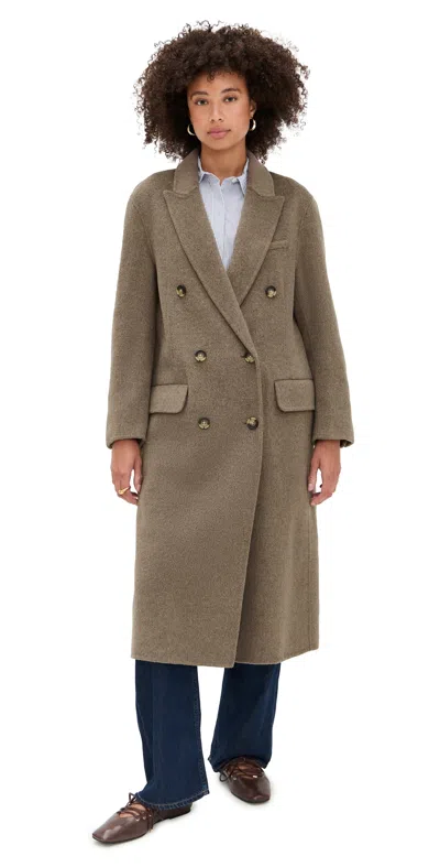 RAG & BONE VASSO WOOL COAT TAUPE