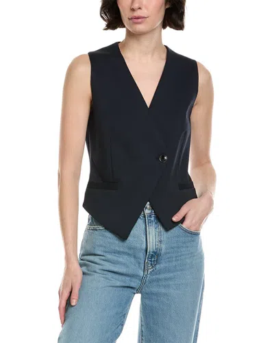 Rag & Bone Velma Ponte Vest In Black