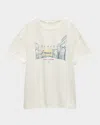 Rag & Bone Venice Crewneck Boyfriend Tee In White