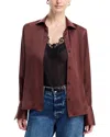 Rag & Bone Venus Lace Cami Blouse In Brown