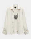 Rag & Bone Venus Lace Cami Blouse In White