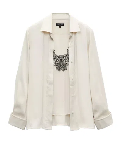 RAG & BONE VENUS LACE CAMI BLOUSE