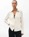 Rag & Bone Button Front Camisole Blouse In White