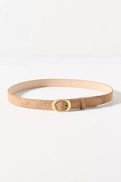 Rag & Bone Vera Oval Buckle Belt In Brown