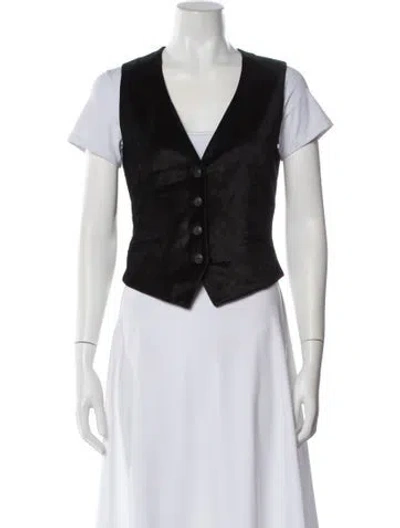 Pre-owned Rag & Bone Vest In Black