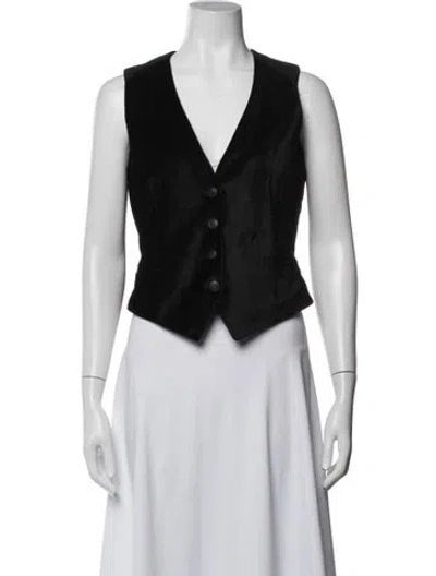 Pre-owned Rag & Bone Vest In Black
