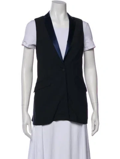 Pre-owned Rag & Bone Vest In Blue