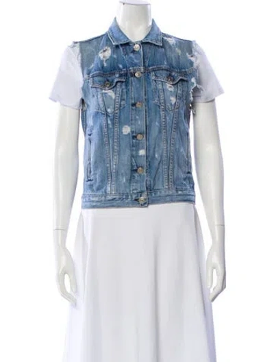 Pre-owned Rag & Bone Vest In Blue