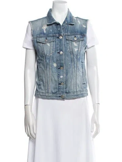 Pre-owned Rag & Bone Vest In Blue