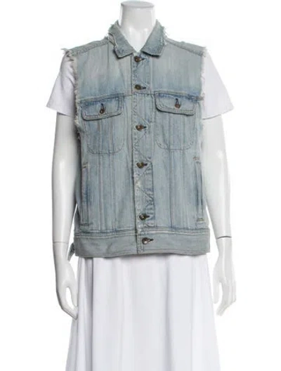 Pre-owned Rag & Bone Vest In Blue