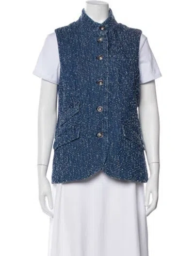 Pre-owned Rag & Bone Vest In Blue