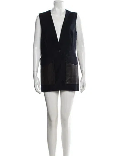 Pre-owned Rag & Bone Vest In Blue