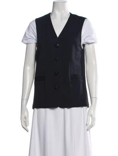 Pre-owned Rag & Bone Vest In Blue