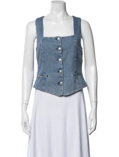 Pre-owned Rag & Bone Vest In Blue