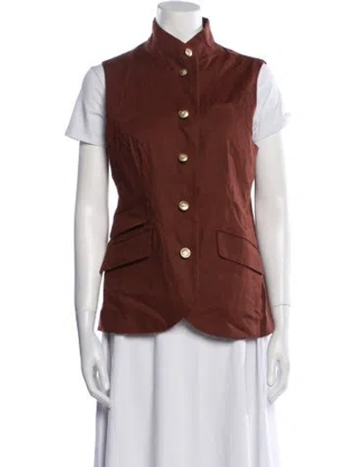 Pre-owned Rag & Bone Vest In Brown