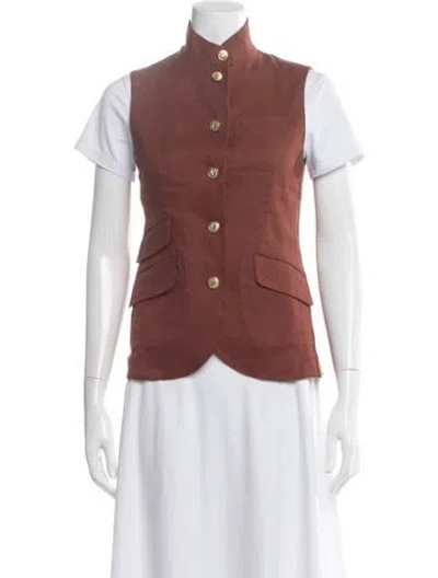 Pre-owned Rag & Bone Vest In Brown