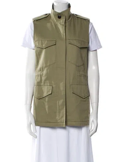 Pre-owned Rag & Bone Vest In Green