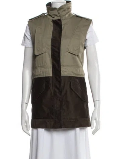 Pre-owned Rag & Bone Vest In Green