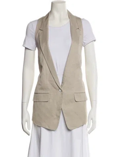 Pre-owned Rag & Bone Vest In Neutral