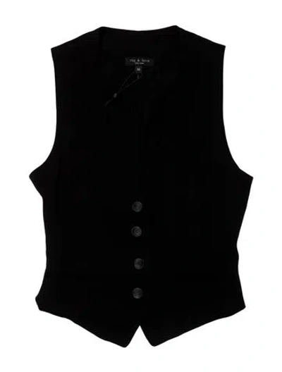 Pre-owned Rag & Bone Vest W/ Tags In Black